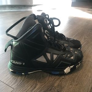 Boys basketball sneakers.